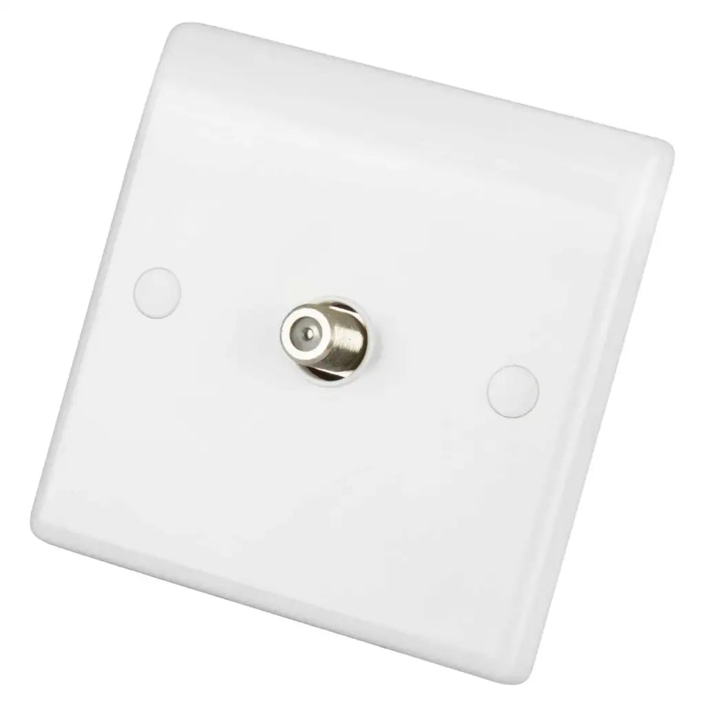 LGA Selectric 1 Gang Satellite Socket White SSL537