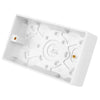 LGA Selectric 2 Gang 35mm Pattress Back Box White  SSL554