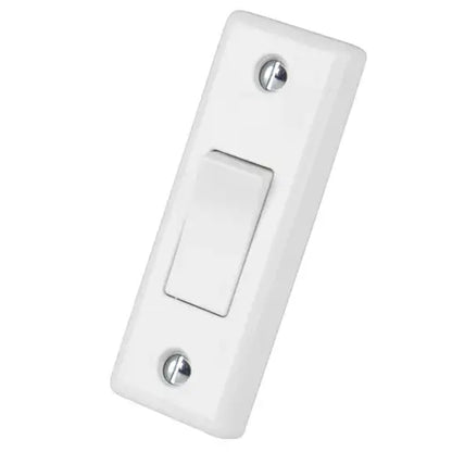 LGA Selectric 10A 1 Gang 2 Way Architrave Switch White SSL570