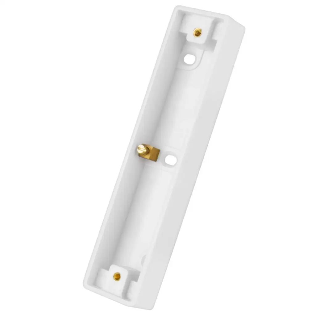 LGA Selectric 2 Gang 16mm Architrave Pattress Back Box White SSL574