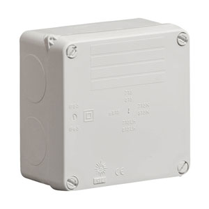 Wiska WIB1 Adaptable Weatherproof Box 110x110x60mm 815LH Grey – WIB1