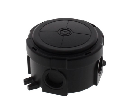 WISKA COMBI 304 Junction Box, 82x82x57mm, Black, IP66/IP67 -  10110630