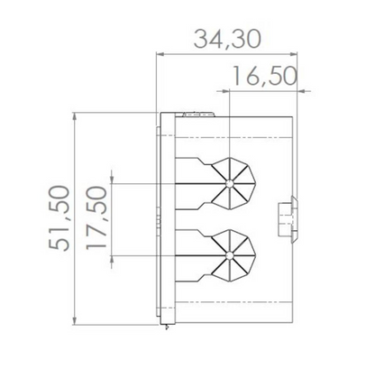 Wiska Konnektit 204 Clear Connection Box Empty 100x54x34mm 10112454